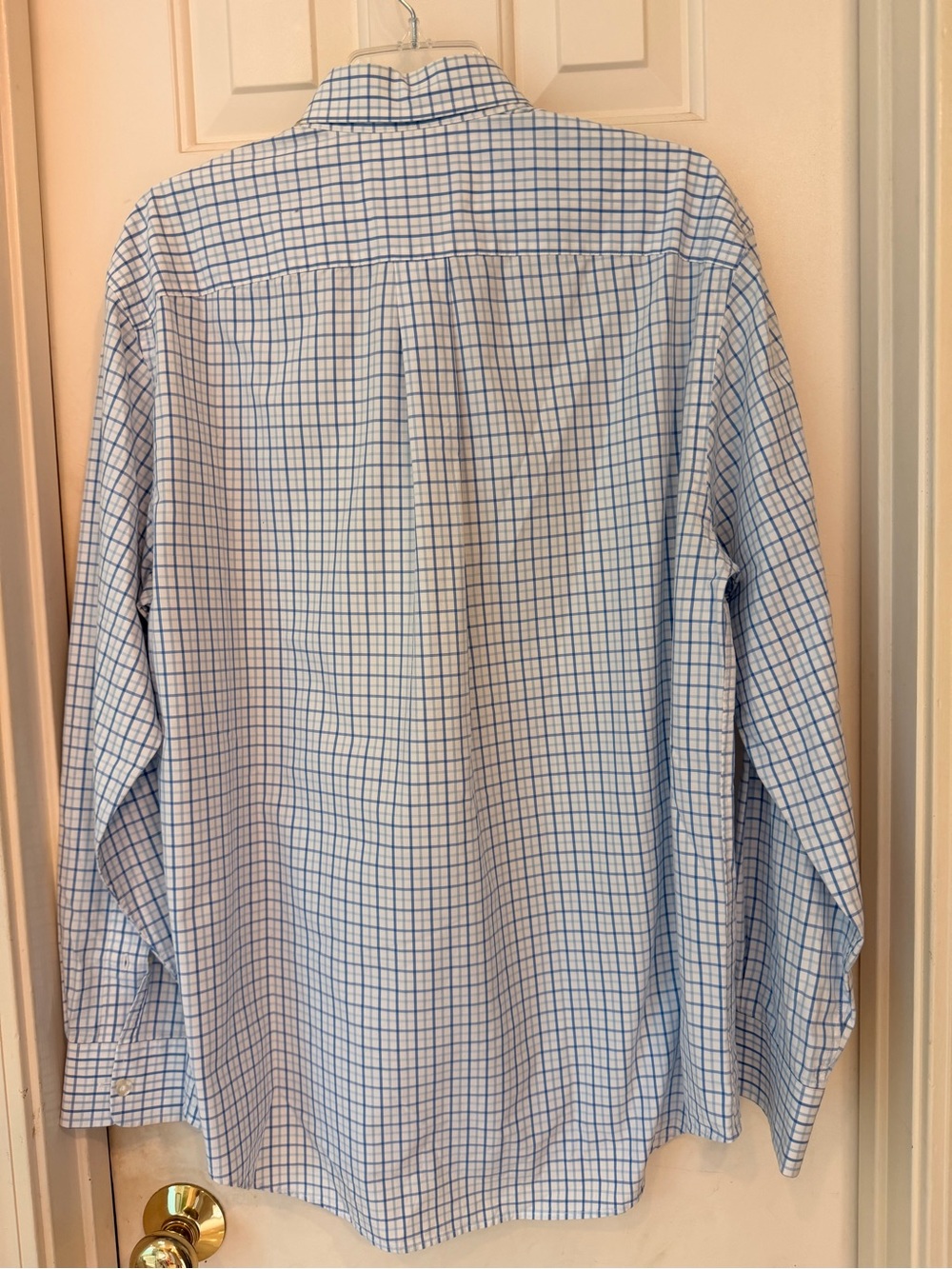Vineyard Vines Men’s Classic Fit Whale Button Down Shirt Plaid, White Blue, Sz M - Picture 7 of 12